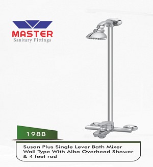 Master Susan Plus Bath Mixer Wall Type & Overhead Shower (198B)